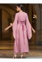 Women Pink Rhinestone Embellished Maxi Dress - 3