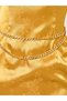 Yellow Cowl Neck Flare Sleeve Mermaid Maxi Dress - 3