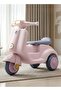Ride On Push Car with RGB Lights Music Spacious Seat for Toddlers 1–3 Years Pink - 2