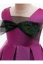 Girls Pink Sleeveless Dress with Bow Detail - 5