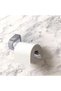 Wc Toilet Paper Holder Apparatus Open Paper Stand Cloth Towel Holder Stainless Metal Sturdy Screw Mounted Chrome Color - 3