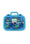 Kids Cobalt Blue Graffiti Patterned Stainless Steel Lunch Box 39275 - 5