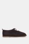Vireon Genuine Leather Women's Shoes with Lace Detail - Brown Suede - 2