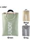 Foldable Laundry Basket with Handles, Large Capacity Waterproof Laundry Hamper - 8
