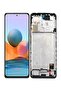 شاشة LCD تعمل باللمس لهاتف Redmi Note 10 4G TFT مع لوحة معدنية (مع غلاف) - 2