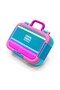 Kids Pink Pastel Colored Patterned Stainless Steel Lunch Box 39267