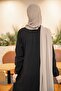 Ankanoor Side Tie-Detail Brit Buttons Modal Dress 145cm Anka265141 - 5