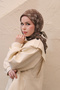 وشاح قطني مستورد بنمط خطوط
