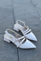 Women's Braga Buckle Heeled Shoes in Patent Leather