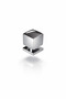 5-Piece Metal Square Handle – Shiny Chrome Cabinet Drawer Handle – Modern Furniture Door Handle - 3
