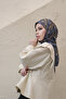 وشاح قطني مستورد بنمط خطوط