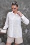 Women's 100% Cotton Imported Fabric Embroidered Shirt - 3