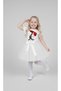 Girl's April 23 October 29 Performance Outfit Costume Short Sleeve Kocatepe Patterned T-Shirt Tutu Skirt Set - 2