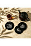 Set of 6 Ehlen and Sehlen Latin Acrylic Coasters - Modern Table Decoration - 2