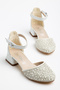 Daily Very Stylish Girls' Stone Heeled Evening Dress Shoes - 2