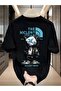 Unisex Text Printed T-Shirt – Round Neck, Short Sleeve, Casual