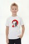 Single Ataturk and Flag Print Themed Children's Short Sleeve T-Shirt - 5