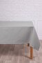 Dertsiz Panama Linen Premium Tablecloth - Water and Stain Repellent Cotton Blend Duck Cloth - 4