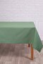 Dertsiz Panama Linen Premium Tablecloth - Water and Stain Repellent Cotton Blend Duck Cloth - 4