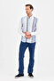 100% Natural Look – Cotton Linen Long Sleeve Men's Shirt - 3