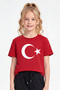 Single Ataturk and Flag Print Themed Children's Short Sleeve T-Shirt - 2