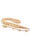 Handcrafted Systematic Capsule Cut Hareli White Catalin Prayer Beads