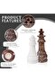 Marble Oceanic & White Salt and Pepper Shaker Set, Luxury Kitchen Seasoning Containers - 4