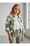 Girl's Soft Textured Patterned Jacket - 3
