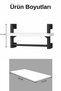 Wall Mounted Towel Holder, Kitchen Organizer, Bathroom Shelf, Towel Holder, Multi-Purpose Shelf with Hanger - 6