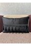 Soft Imported Velvet Black Pendant with Tassels 50X30 Rectangular - 2