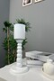 Tiny Glass White Knuckle Wood Body Table Lamp Decorative Desktop Lighting Bedroom Bedside