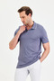 Polo Collar Short Sleeve Men's T-Shirt – Modern and Timeless Elegance - 4
