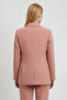 Pink Classic Collar Jacket - 3