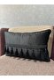 Soft Imported Velvet Black Pendant with Tassels 50X30 Rectangular - 4