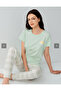 Mother-Daughter, 100% Cotton, (With Free Socks), Pajama Set (Sizes Priced Separately) - 2