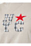 Women Beige Graphic Print Ruched T-Shirt - 4