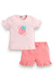 Infant Girls’ 2-Piece Set – Strawberry Print Top & Ruffle Shorts - 2