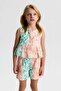 4-8 Years Old Elsa Moon Girls' Set-Pink - 2