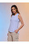 Women Solid Slim Fit Round Neck Tank - 3
