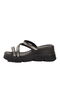 Black Women's Stone Heeled Slippers Pc-7530 Z - 2