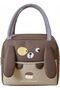 Cute Happy Lunch Bags Small Cooler Bag Leak Proof Lunch Tote Hand bag Aluminum Foil And Water Proof
