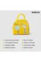 Cute Happy Lunch Bags Small Cooler Bag Leak Proof Lunch Tote Hand bag Aluminum Foil And Water Proof - 4