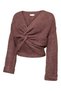 Gestricktes Oberteil Umstands-strickpullover - 2