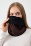 100% Micro Polar Exterior, 100% Cotton Interior, Double Color, Double Layer, Foldable Women's Neck Collar - 8