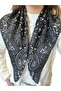 Patterned 65*65 Scarf Orange - 2