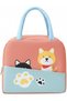 Cute Happy Lunch Bags Small Cooler Bag Leak Proof Lunch Tote Hand bag Aluminum Foil And Water Proof