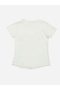 DOOR74 UNISEX WHITE BRAVE PRINTED ROUND NECK TSHIRT - 2