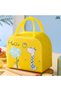Cute Happy Lunch Bags Small Cooler Bag Leak Proof Lunch Tote Hand bag Aluminum Foil And Water Proof - 8