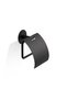 Basic Sk Toilet Paper Holder, Adhesive - Matte Black