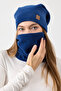 100% Micro Polar Fleece Extra Flexible and Soft Women's Beanie Neck Warmer Set - 5